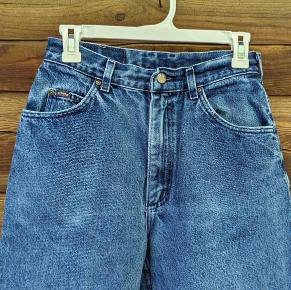 Denim Riders Vintage Woman's High Waisted Straight Leg Jeans, Size 2 - Picture 3 of 7